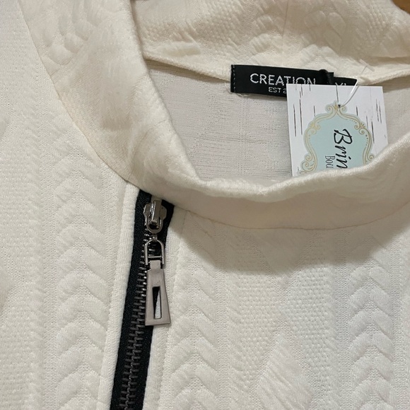 NWT cream color tunic top - Picture 2 of 7